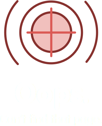 Can't find this page, sorry